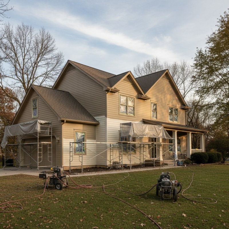 Barn Siding Painting