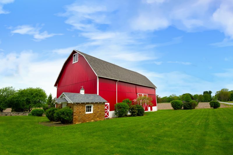 Barn with Newly Painted Siding